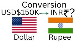 150000 US Dollars to Rupee. How much is 150000 US Dollars in Rupee? 150000 USD to INR.