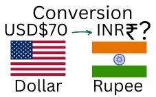 70 US Dollars to Rupee. How much is 70 US Dollars in Rupee? 70 USD to INR.