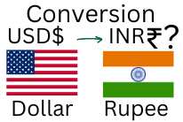 US Dollars to Rupee. USD to INR.